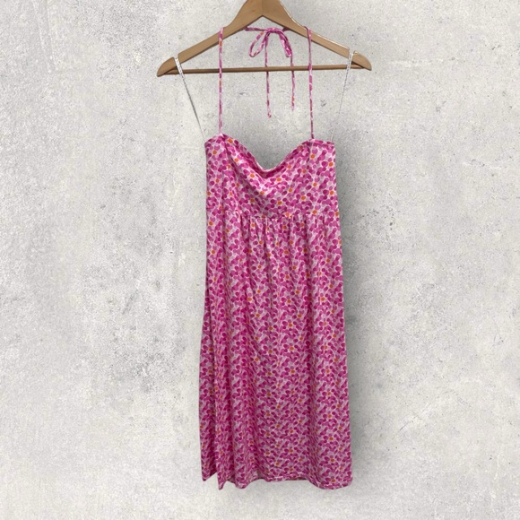 Lilly Pulitzer Dresses & Skirts - Lilly Pulitzer pink polka dot halter mini dress